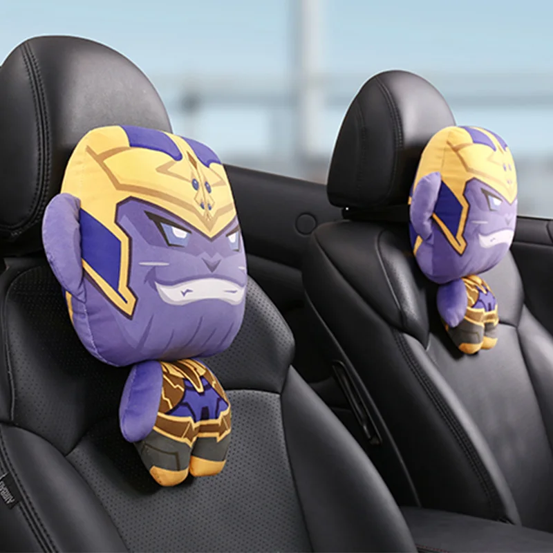 Thanos подушка для шеи мститель авто подголовник Универсальное автомобильное сиденье подголовник милый Marvel автомобильные аксессуары подстилка в машину