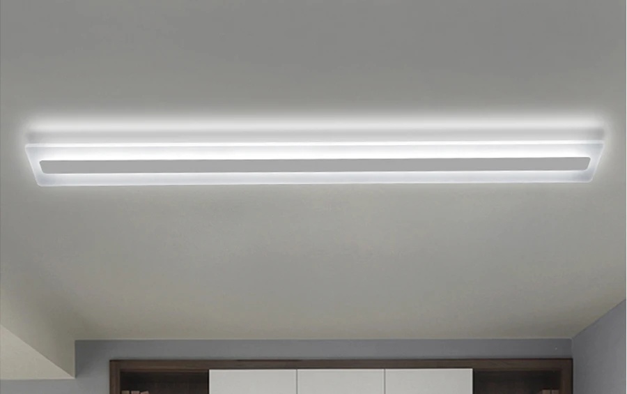 Современный минимализм высокая яркость светодиодный потолочный светильник освещение для гостиной спальни люстра прямоугольные потолочные лампы