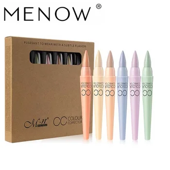 

Menow Brand 6 Colors /set CC Concealer Spot Removing Whitening Brighten Concealer Cream Repair Pencil Natural Cosmetic C801