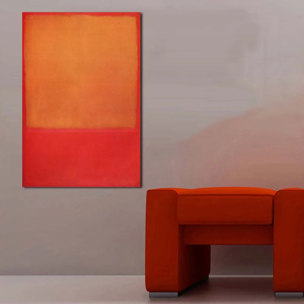 Классическая картина маслом JQHYART Mark Rothko холст печать Настенная домашний декор