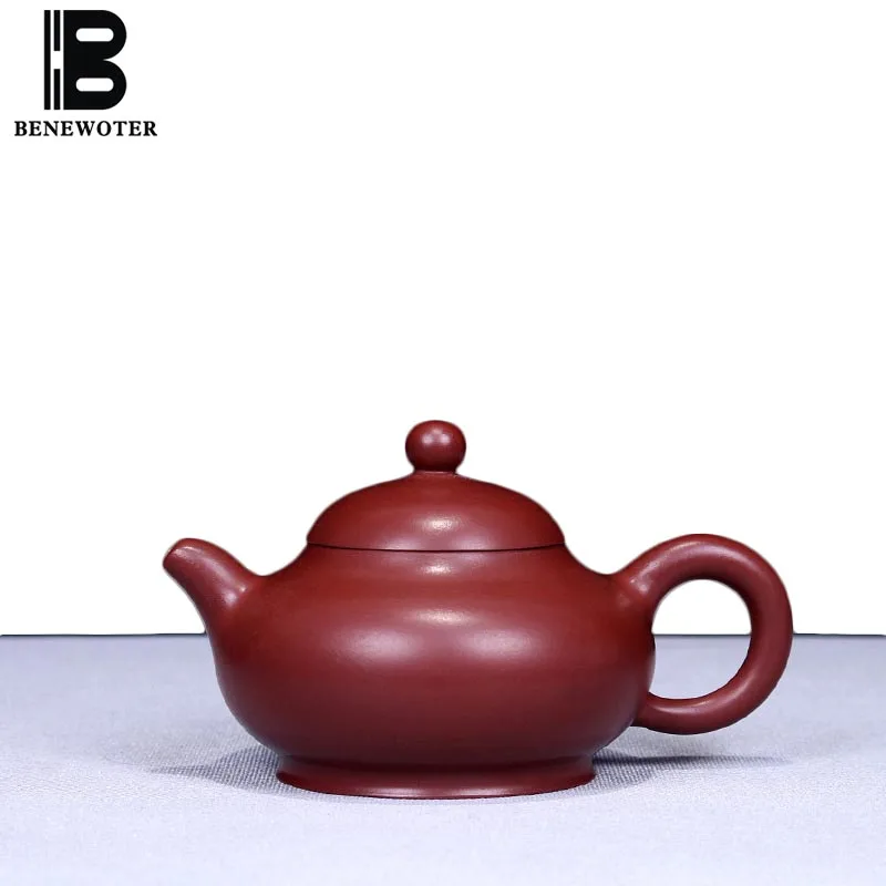 

160cc Yixing Authentic Purple Clay Teapot Household Tea Ceremony Black Tea Kettle Raw Ore Dahongpao Mud Zisha Pot Sent Friends