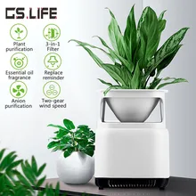Микро-экологически чистые настольный очиститель воздуха DC12V отрицательные ионы Многослойные фильтрации воздуха очиститель Настольный для домашнего пользования освежитель