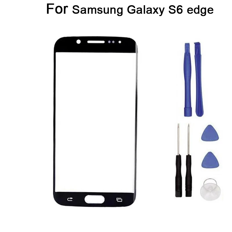 10 шт./лот для Samsung Galaxy S6 edge SM G925F G925 G9250 5 1 дюйма Сенсорное стекло Переднее Сенсорная