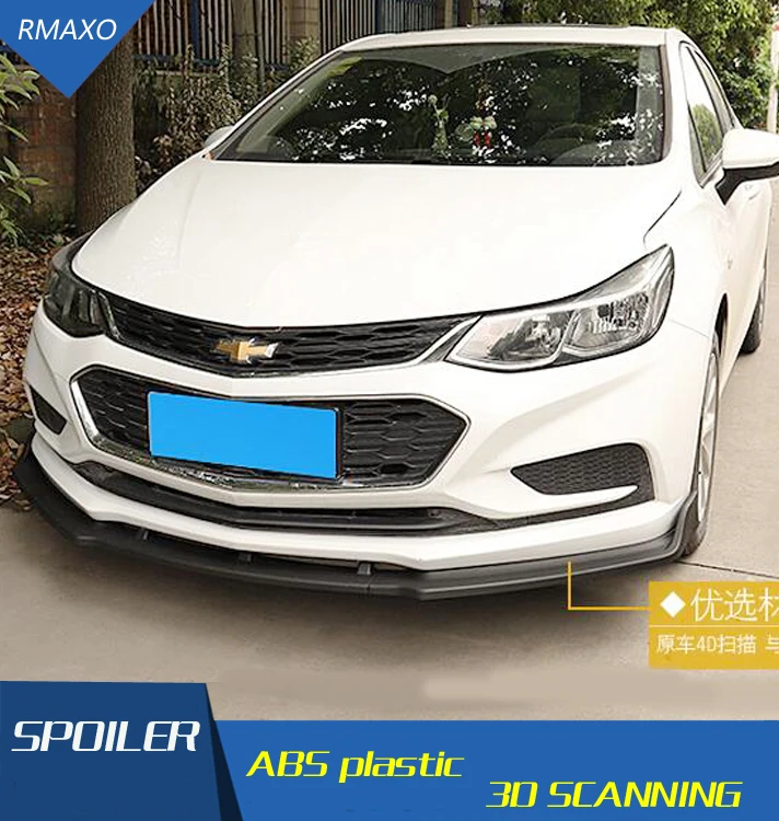 

For Chevrolet Cruze Body kit spoiler 2017-2019 For Cruze ABS Rear lip rear spoiler front Bumper Diffuser Bumpers Protector
