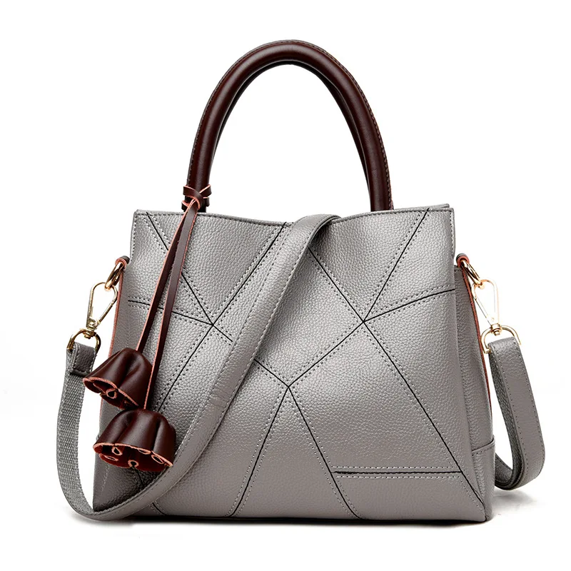 new leather bag foreign trade fashion trend cow leather shoulder satchel tassel bag handbag new leather bag foreign trade fashion trend cow leather shoulder satchel tassel bag handbag