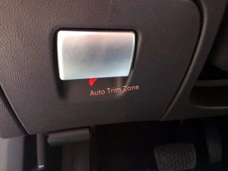 Matt Interior Trim Glove Box Handle Cover Trim 2pcs For Opel Astra K 16 17