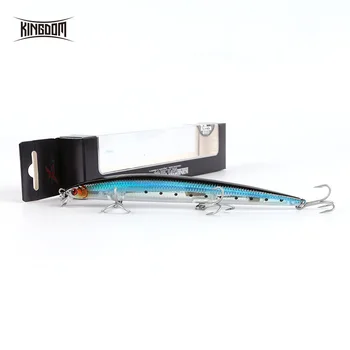

Kingdom Fishing lure 12cm/14.5g 14.3cm/21g Minnow Saltwater Hard Bait Fishing Tackle VMC Hooks Artificial Baits Model 5333