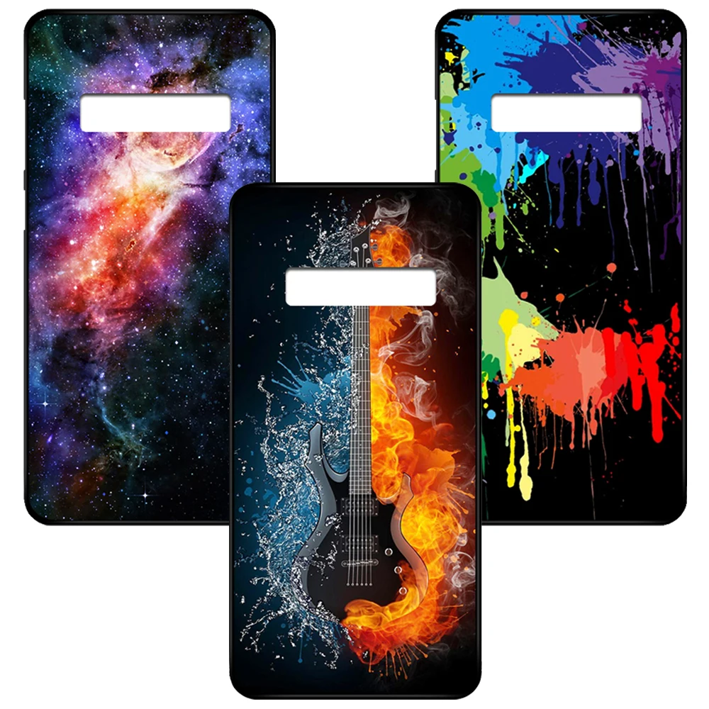 Высококачественный милый чехол для самостоятельной настройки Galaxy S10 мягкий