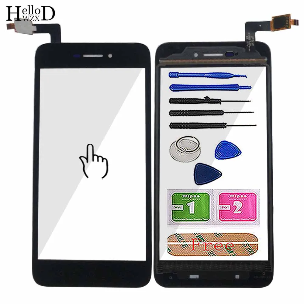 

Touch Screen Glass TouchScreen For TP LINK Neeffos Y5 Touch Screen Digitizer Panel Glass Sensor 5'' Mobile Tools 3M Stickers