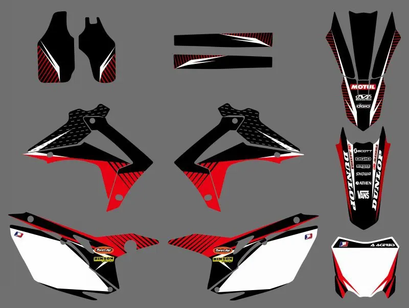 

H2CNC Graphics Decal Sticker For Honda CRF250R CRF250 2014-2016 & CRF450R CRF450 2013 2014 2015 2016 CRF 250 250R 450 450R