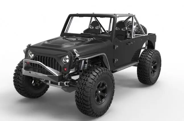 CNC металлический корпус/Шасси JEEP CAR V8 EBGINE 1/17.2 1/6 2 скорости Wrangler JKMAX 1/10 Capo CD15827
