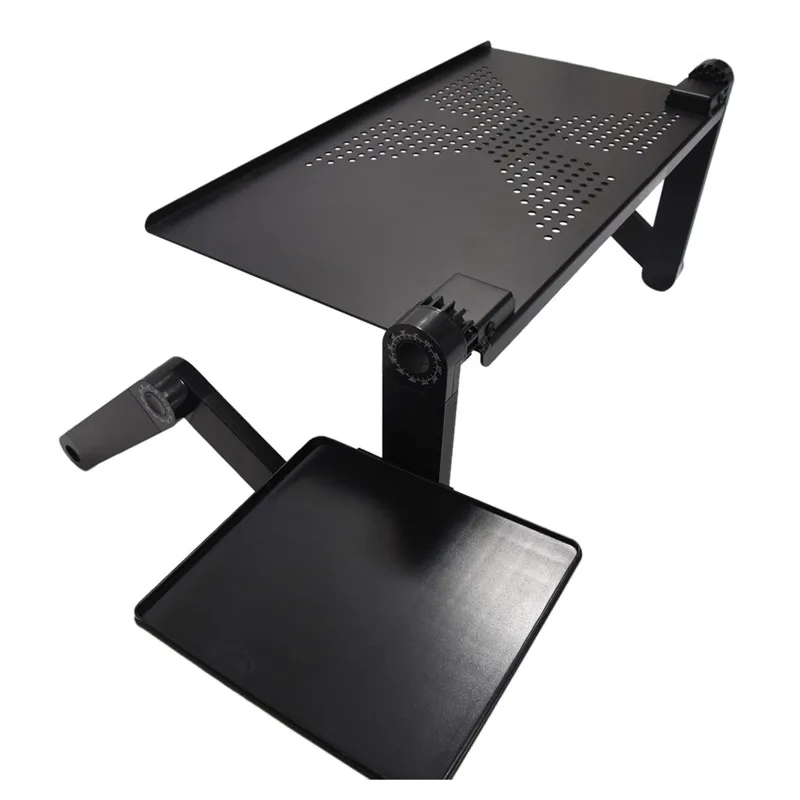  Adjustable Multi Functional Ergonomic mobile laptop table stand for bed Portable sofa folding table