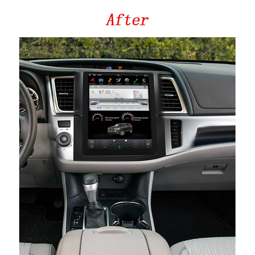 Discount Android 2G RAM For Toyota Highlander 2014~2017 Car Radio Audio Video Multimedia DVD Player WIFI GPS Navi Navigation 2