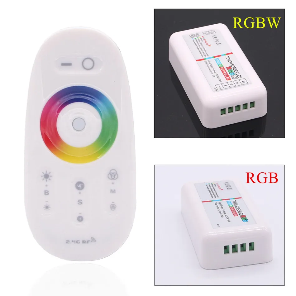 RGBWW RGBW RGB Светодиодная лента Водонепроницаемая 5050 черная печатная плата DC12V Светодиодный светильник Гибкая неоновая лента 2,4 г контроллер Рождественское украшение