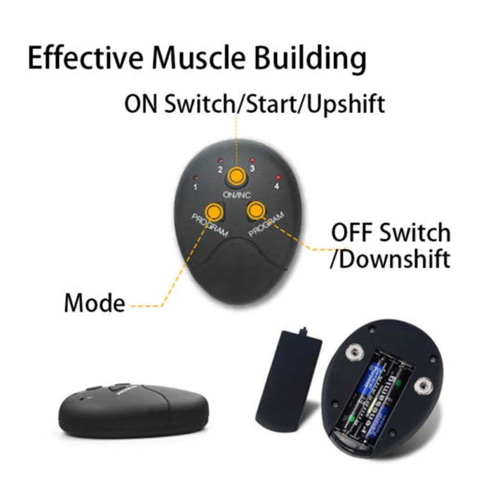 Сменный смарт-контроллер для беспроводной EMS тренажер для мышц брюшного пресса, стимулятор мышц, коврик Abs, тонкие спортивные наклейки