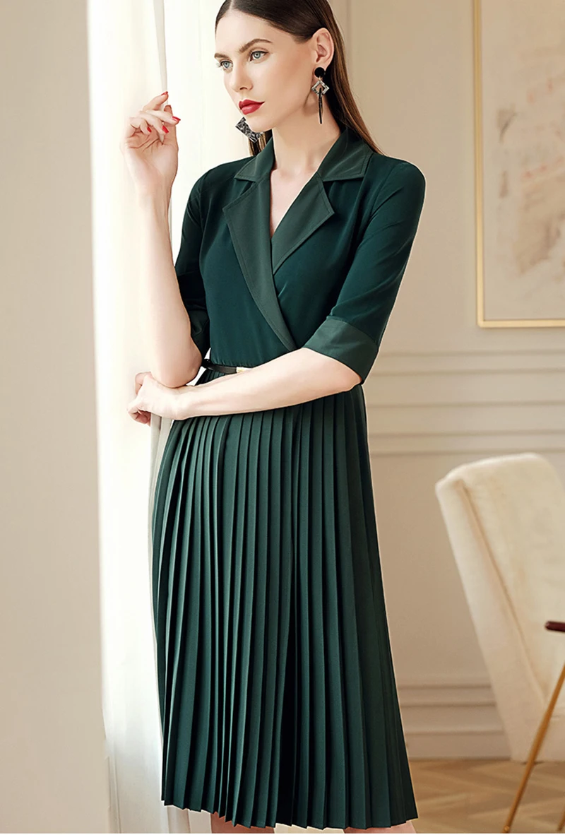 Элегантные модные женские платья с длинным рукавом, фигурные ...