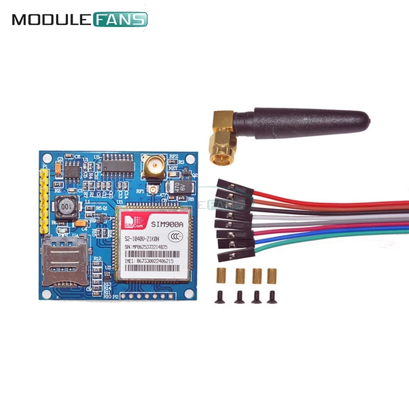 

1PCS SIM900A 1800/1900 MHz Wireless Extension Module GSM GPRS Board + Antenna Board