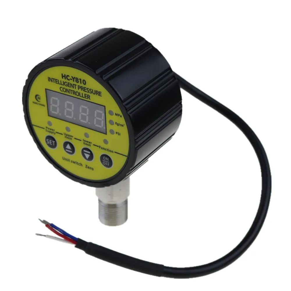 

AC 380V M20 x 1.5 Air Compressor Pressure Switch Digital Pressure Gauge Relay output