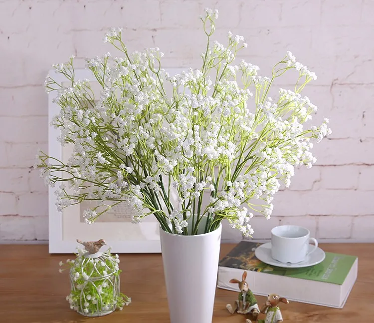 1 шт. 56 см DIY деревенский искусственный цветок с вкраплениями mantianxing декор для домашнего стола свадебный цветок пластик Гипсофилы babysbre