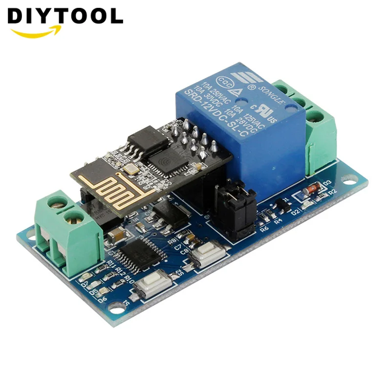 DC 12 В ESP8266 2Bit релейный модуль Wi-Fi IOT Интеллектуальный домашний мобильный приложение дистанционное управление переключатель