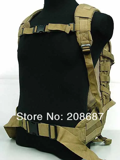 Тактический Спортивный Рюкзак Molle Patrol Rifle gear Coyote Коричневый спортивный рюкзак для пеших прогулок