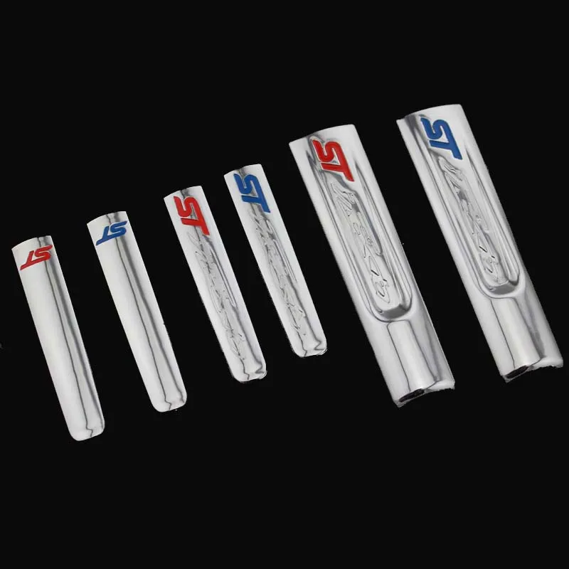 Potro coche ardiendo-estilo cromo freno de mano Ajuste de freno de mano cubierta de la etiqueta engomada para Ford Nuevo Fiesta MK7 2009-2017 partes interiores Potro coche ardiendo-estilo cromo freno de mano Ajuste de freno de mano cubierta de la etiqueta engomada para Ford Nuevo Fiesta MK7 2009-2017 partes interiores