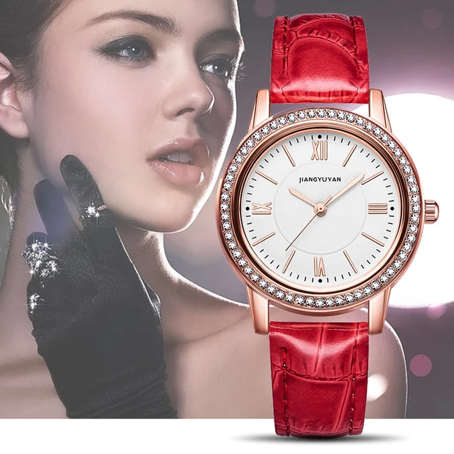 Nuovo Orologio Di Modo Delle Donne Semplici Orologi Con Strass Pił Colori Della Nuovo Orologio Di Modo Delle Donne Semplici Orologi Con Strass Pił Colori Della
