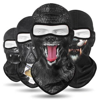 

New Balaclava Animal Motorcycle Mask Tactical Balaclava Face Shield Breathable Face Mask Motorcycle Biker Moto Helmet Skull Mask