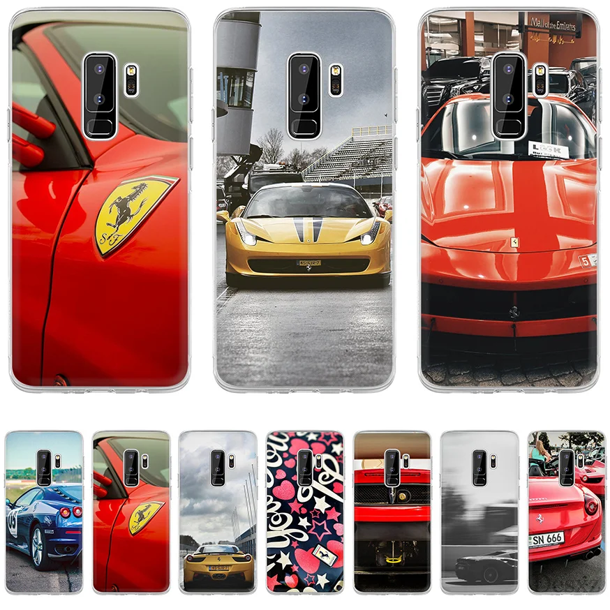 

Desxz Ferrari Car Phone Case For Samsung GALAXY J3 J1 J2 J5 J6 J7 Prime Hard Cover Protection