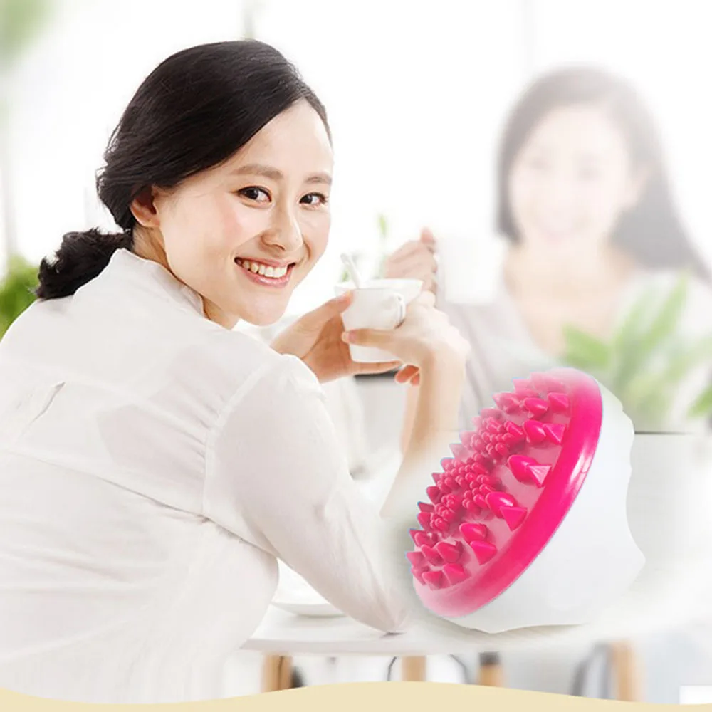 

1Pc Partable Handheld Anti Cellulite Full Body Massage Brush Slimming Beauty Massager Brush Tool (Random Delivery)