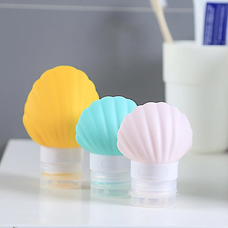 

Brand New Portable Shape Practical Safe Silicone Shampoo Container Outdoor Camping Traveling Storage Container Bottle AA