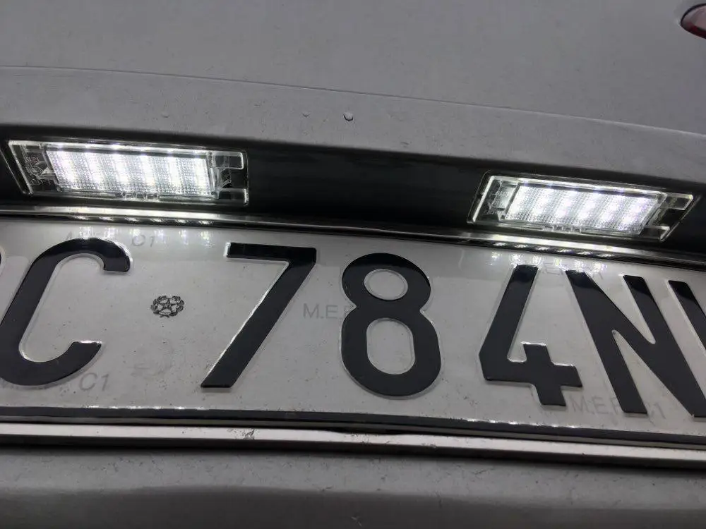 Для Alfa Romeo 147 156 159 166 Giulietta Mito GT Spider MiTo светодиодные номерные знаки автомобильные