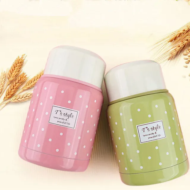 

Creative Cartoon 350ml Student Bento Box 304 Stainless Steel Vacuum Stew Pot Thermos For Food Soup Lunch Box For Kids Container