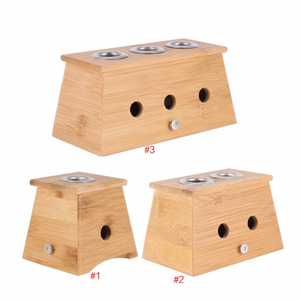 Bamboo Moxa Moxibustion Box Moxa Stick Roll Burner Traditional Acupuncture Relaxation Massage Physiotherapy Device 3 Type