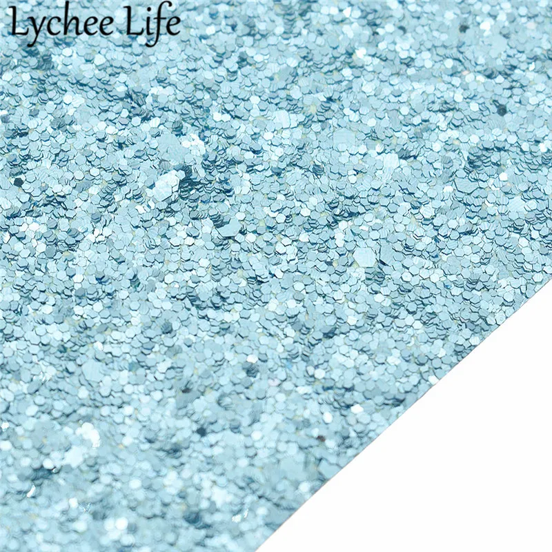 Lychee Life толстые Блестки для рукоделия, бумажный набор, односторонняя цветная бумага 29x21 см, сделай сам, скрапбук ручной работы, штамп, бумага для рукоделия, принадлежности