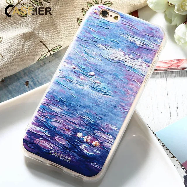 Caseier Monet Water Lilies Cases For Iphone 7 6 6s Plus 5 5s Art Caseier Monet Water Lilies Cases For Iphone 7 6 6s Plus 5 5s Art Printed Clic Cover Samsung Galaxy S6 S7 Edge Shells