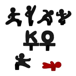 Весело кунг-фу малыш действие настенное крюк китайский боевых искусств крючки тип пасты ванная комната Одежда Hat Полотенце железный крюк