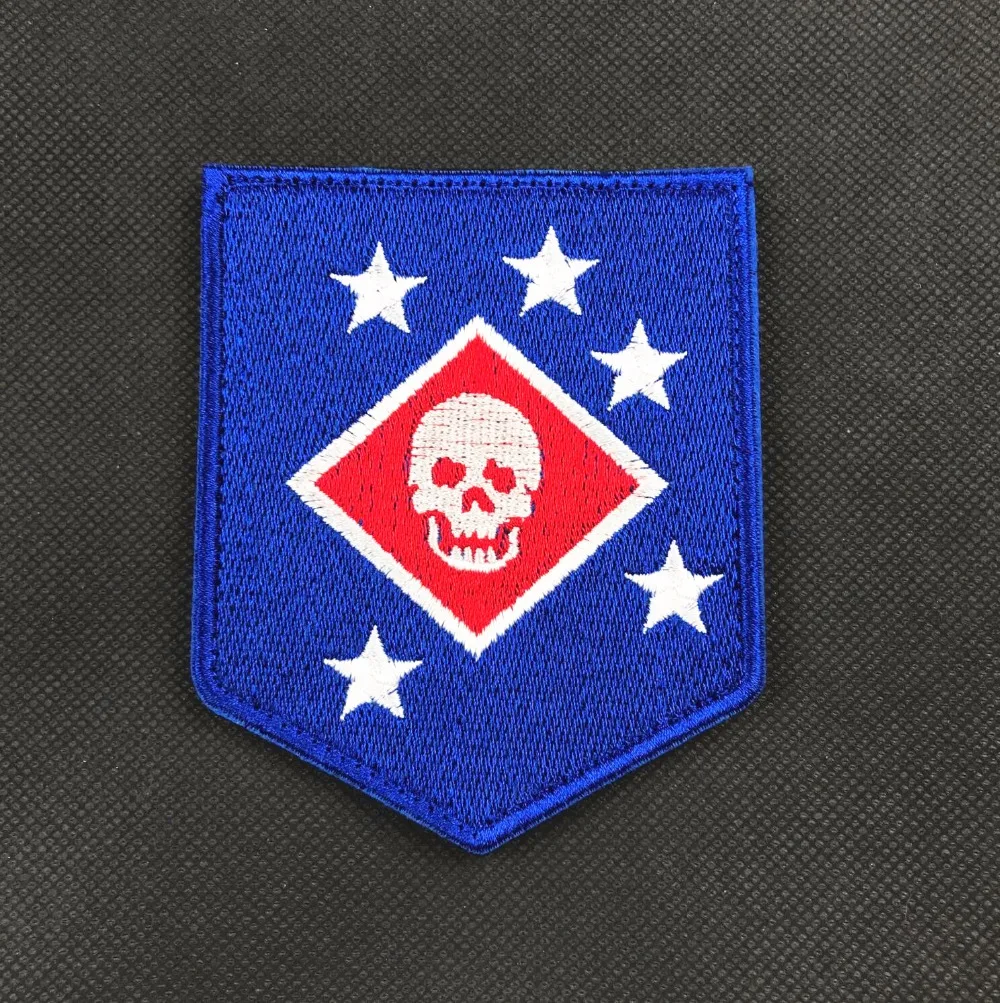 20pcs Embroidery USMC Patch MARINE RAIDERS Tactical Patches Military
