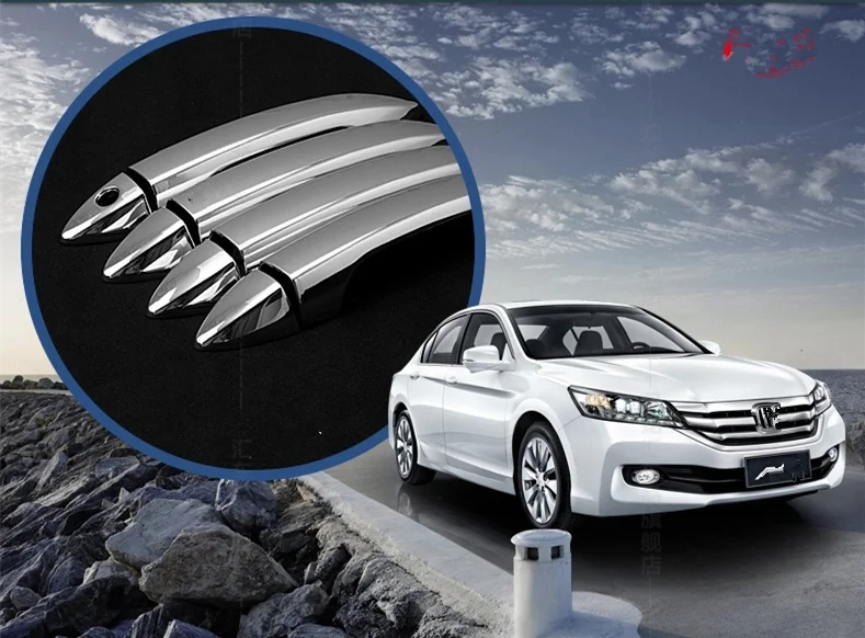FUNDUOO для Honda Accord 2014 2015 2016 2017 ABS хромированные покрытия дверных ручек автомобильные