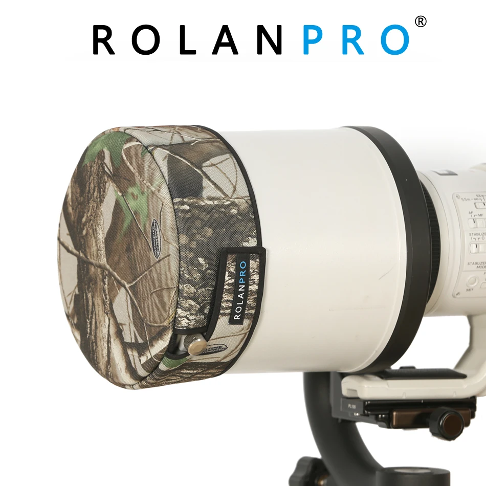 

ROLANPRO SLR Lens Cap Camouflage Jacket Short Telephoto Lens Gairuolan Guns Clothing for Canon Nikon 300/400/500/600/800