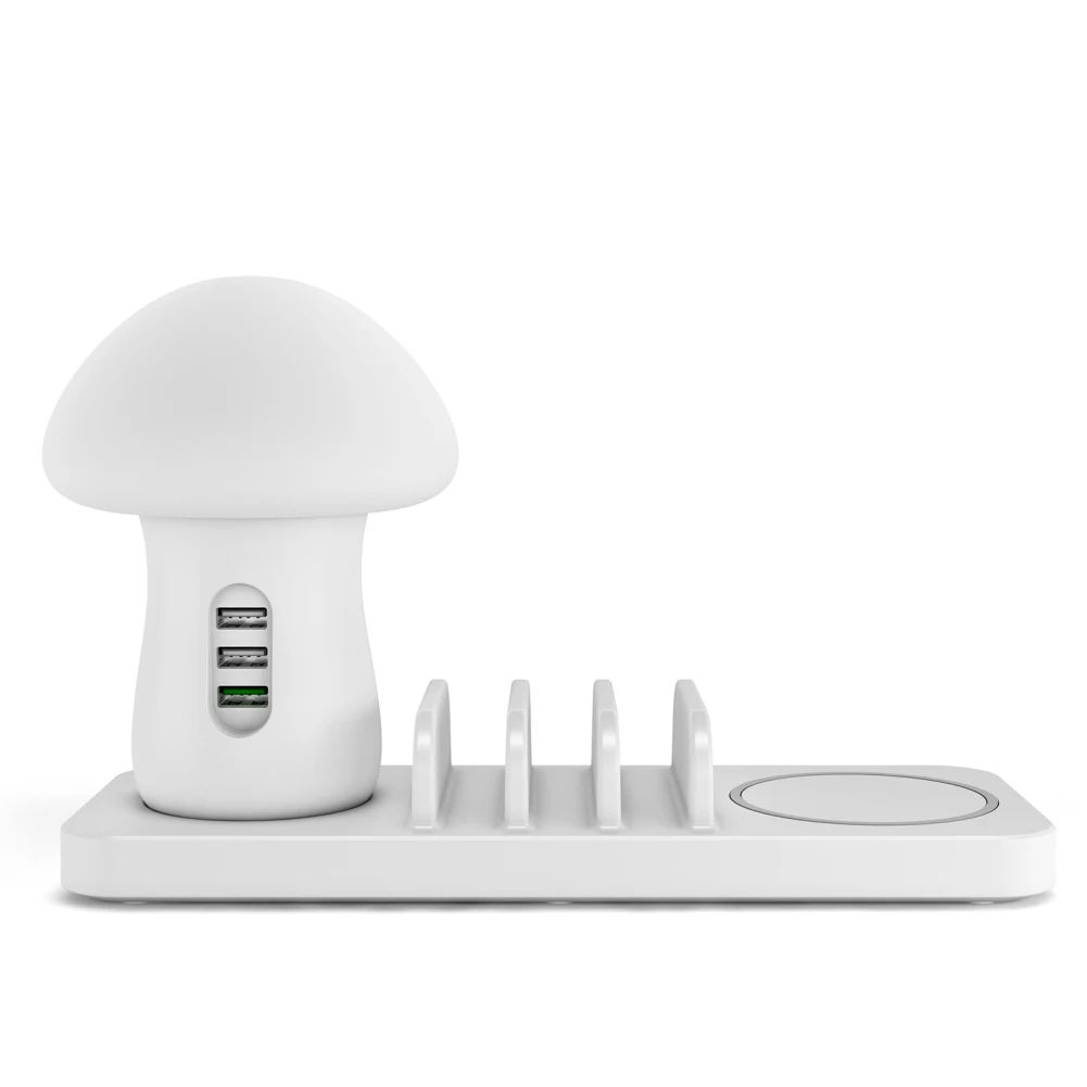 

10W Quick Charge 3.0 QI Wireless USB fast charger for iPhone X XR XS Max 8 Samsung S10 9 8 7 note 8 phone charging dock station