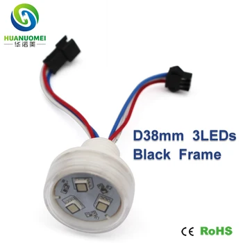 

waterproof rgb 12V 38mm 3LEDs rohs 5050 smd module led light ucs1903 digital rgb pixel bulb full color addressable lamp lighting