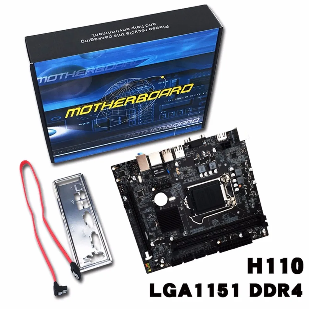 

H110 Desktop PC Board Mainboard Motherboard LGA1151 Support 16 Graphics Card Upgrade USB3.0 VGA System Main Board