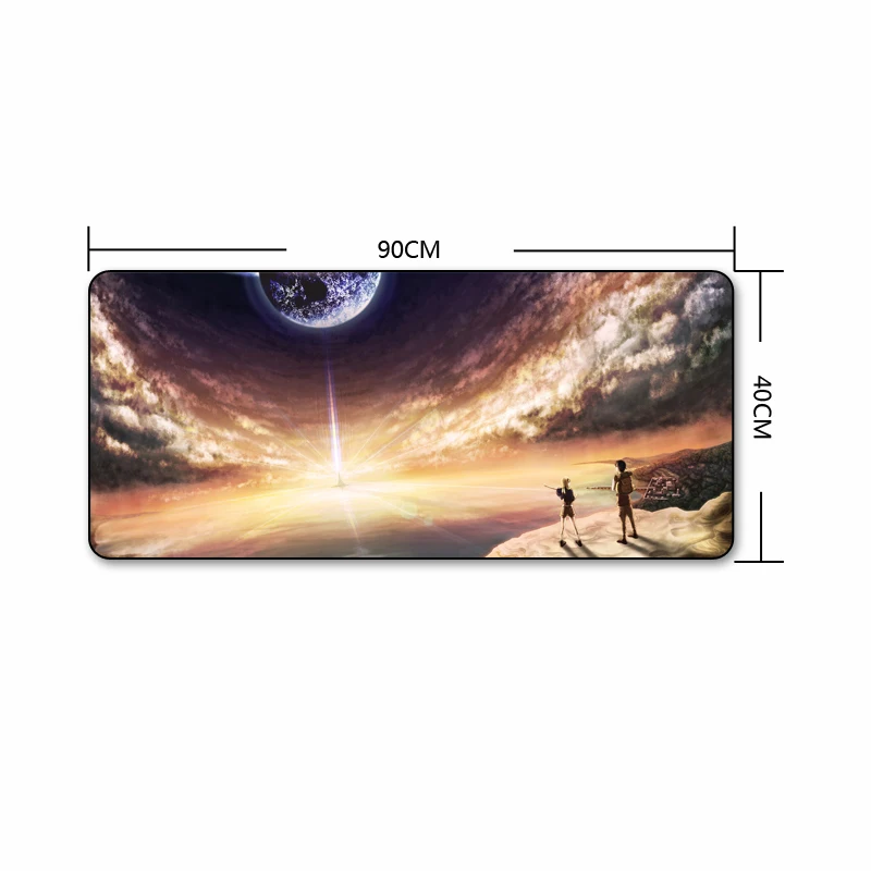 FFFAS 90X40 см игровой коврик для мыши невероятные вечерние узоры высокой четкости Противоскользящие коврики моющиеся коврики помощь mouse