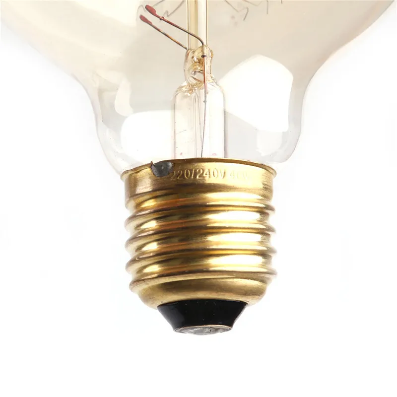 Хит продаж светодиодный лампы G95 Edison лампы 220 V E27 лампы накаливания 300 Lumin warmwhite 40 W Светодиодный лампочки 1 шт