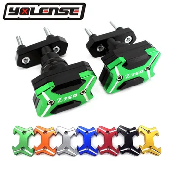 

High Quality Motorcycle CNC Aluminum Falling Protection Frame Sliders Crash Protector For Kawasaki Z750 Z 750 2007-2013 2012