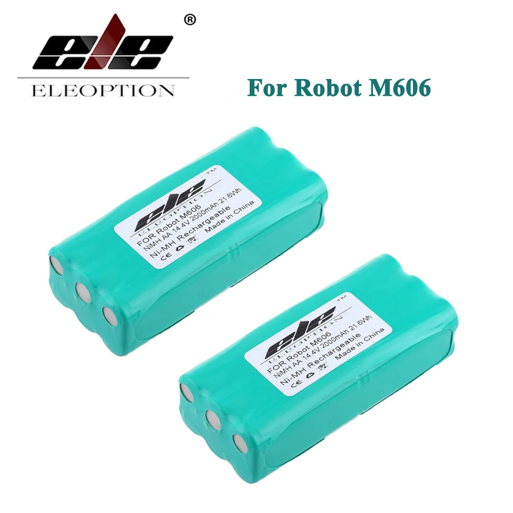 Eleoption 2 unids 14.4 V 2000 mAh 2.0Ah ni mh reemplazo de la batería de  vacío para libero 0606004 M606 14.4 voltios|battery replacement|battery  forbattery battery battery - AliExpress