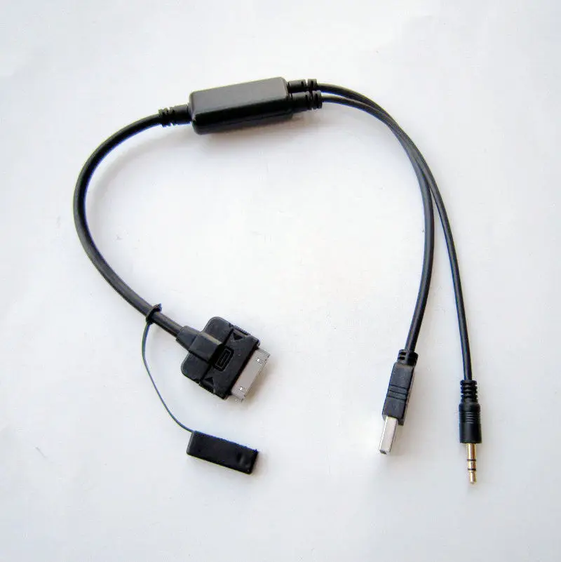Бесплатная доставка! Для BMW MINI iPOD iPHONE 3G 3GS 4 4S USB и AUX Интерфейсный