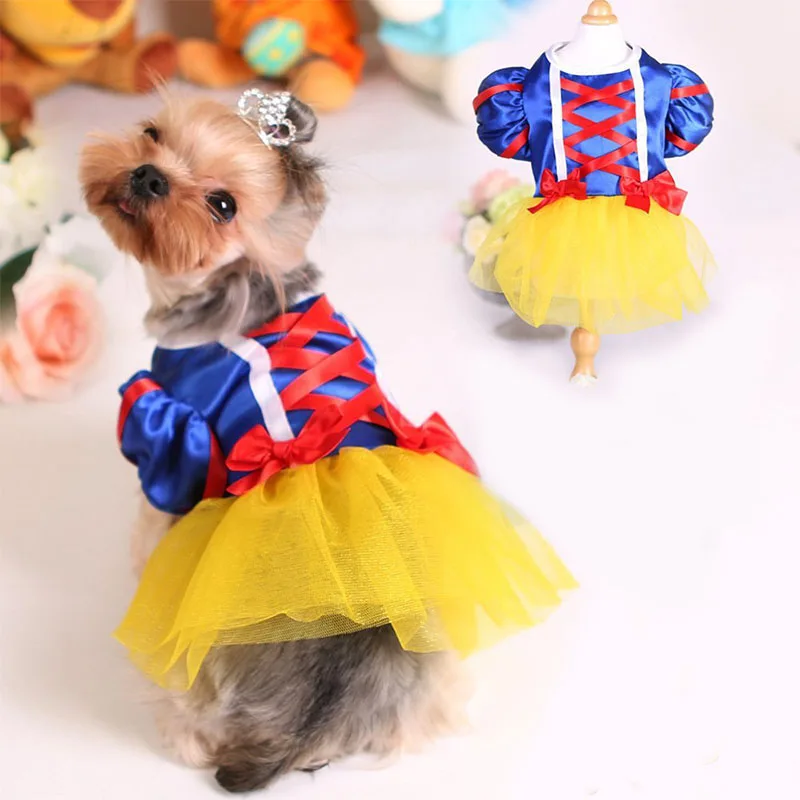 Clothes for dogs Pet Dog Dress for Chihuahua Yorkies Classic Princess