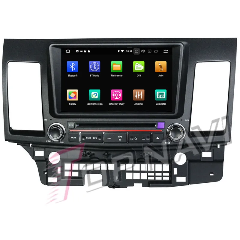 car stereo bluetooth For Mitsubishi Lancer 2007